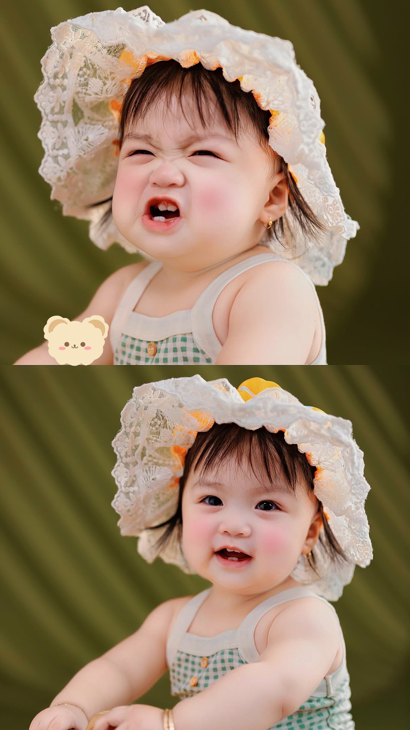 2 ảnh bé nhạc cute