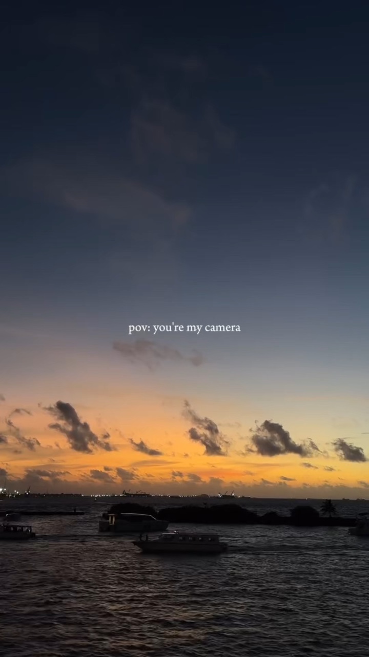 pov: u're my camera 
