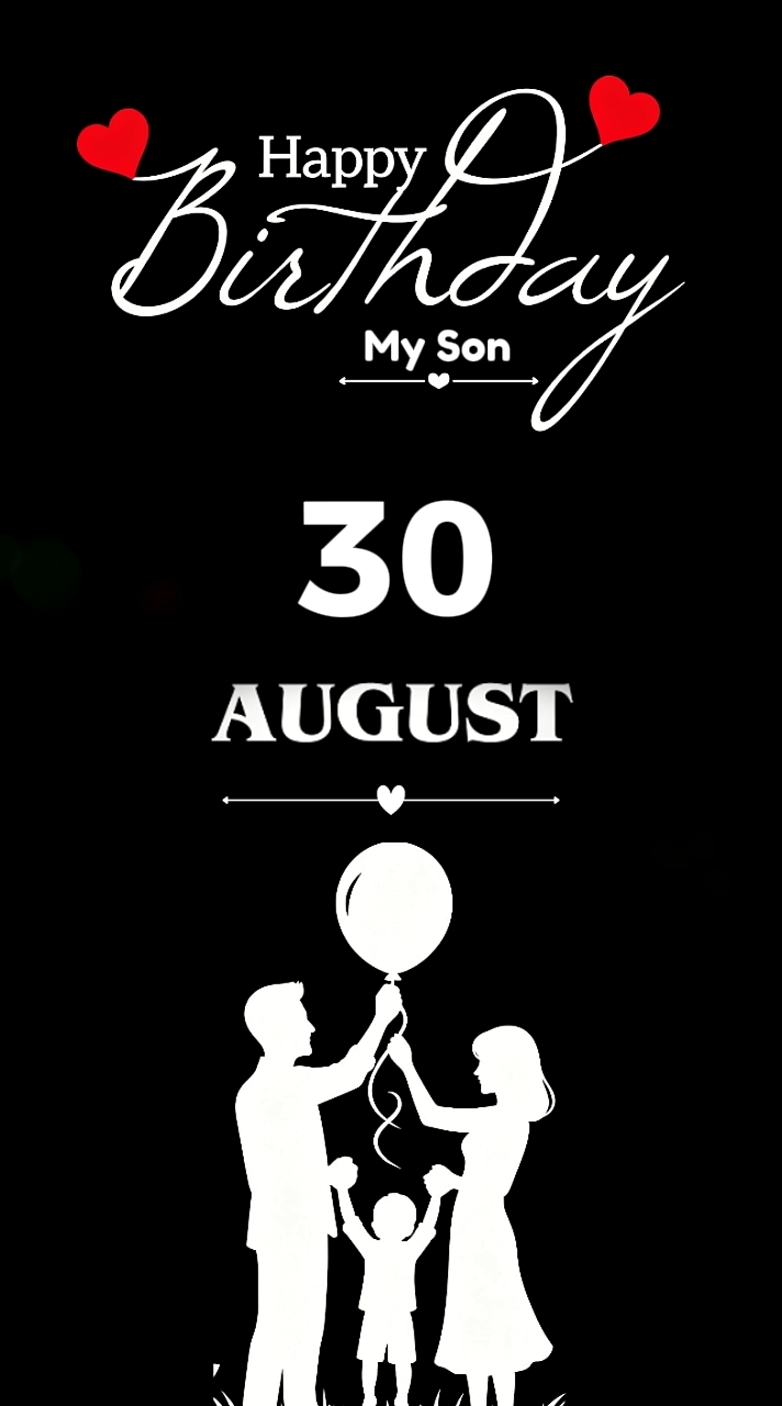 ANIVERSÁRIO FILHO 30 DE AGOSTO