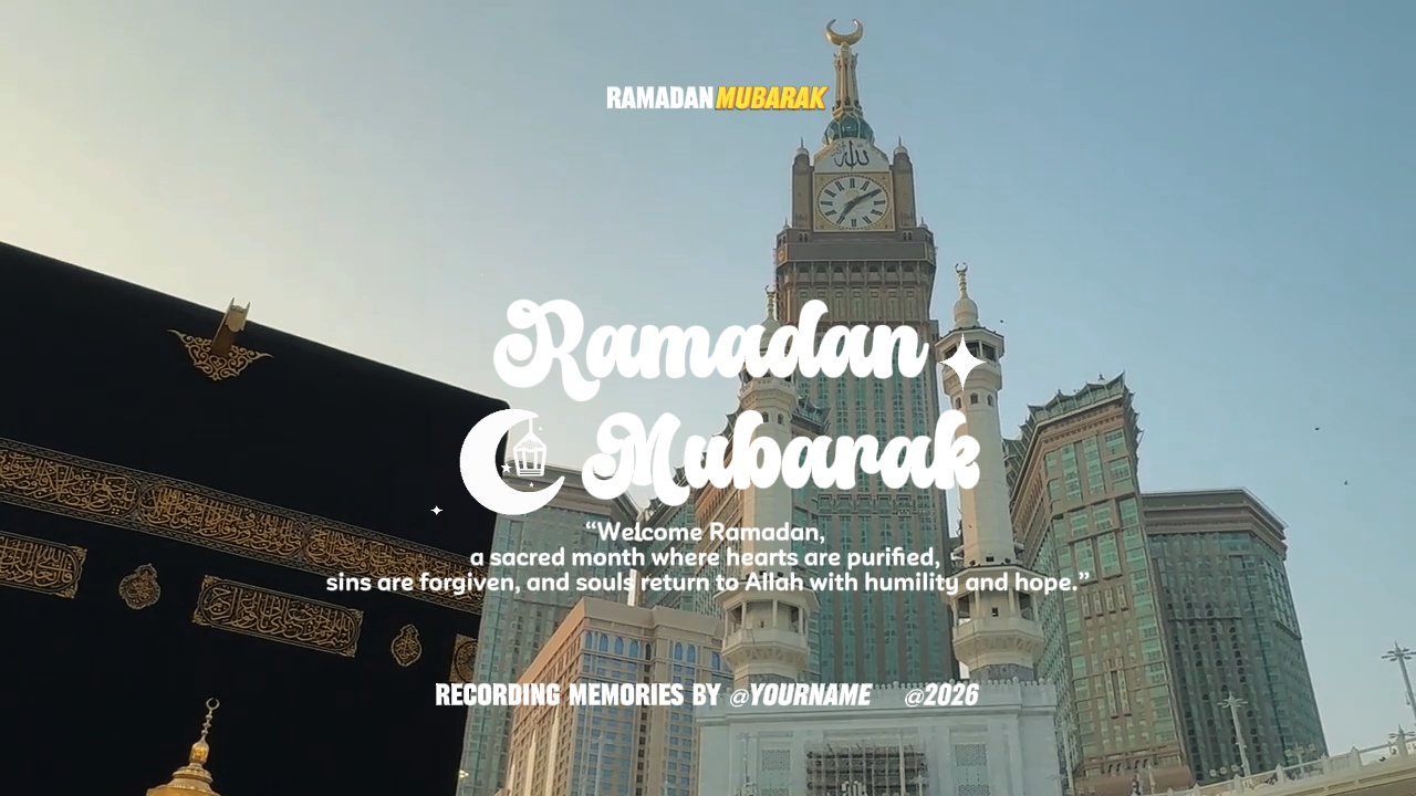 WELCOME RAMADAN 2026