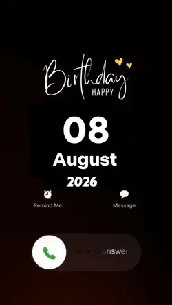 Hbd 08 August 2026 