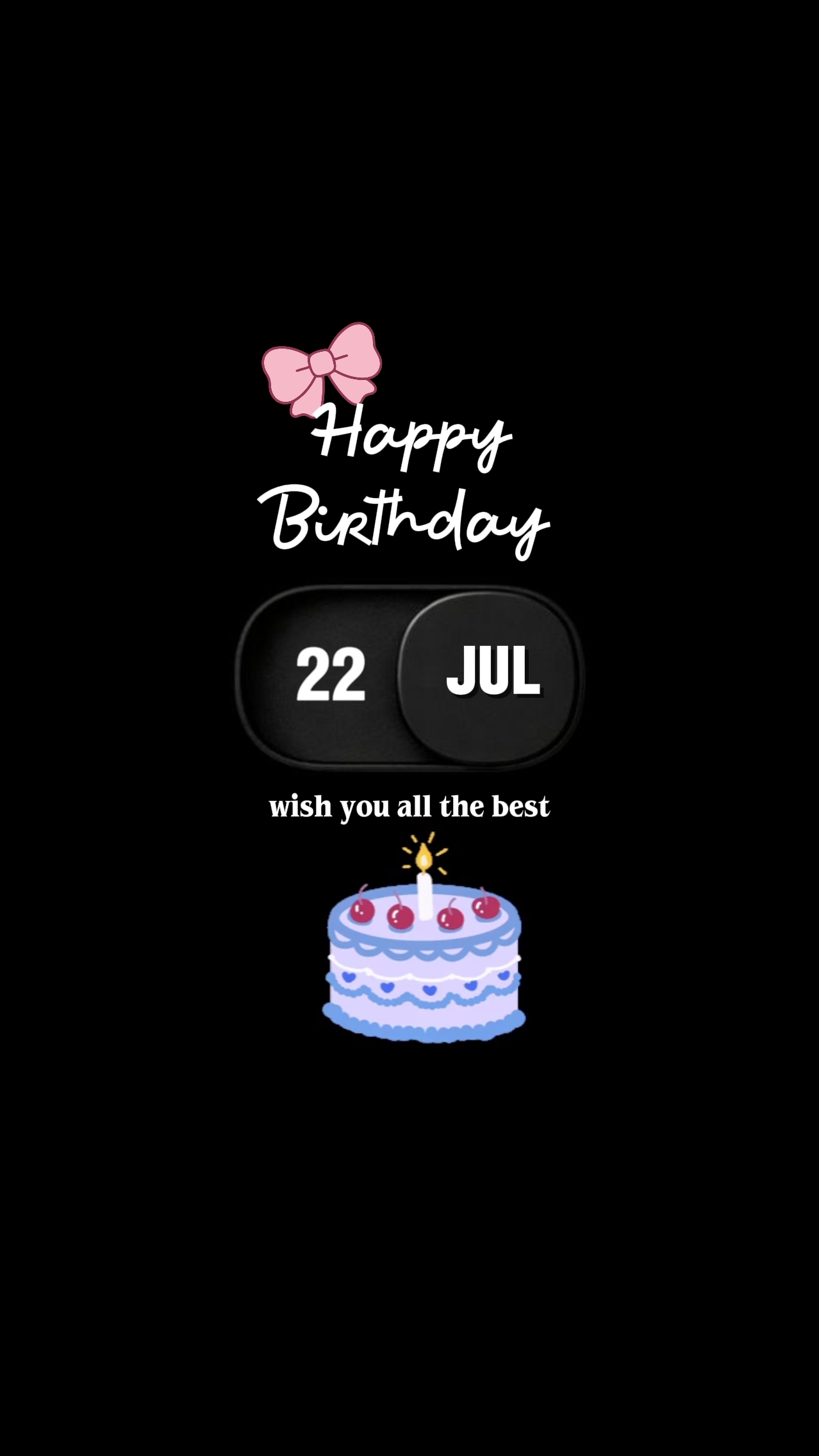 birthday to my love 