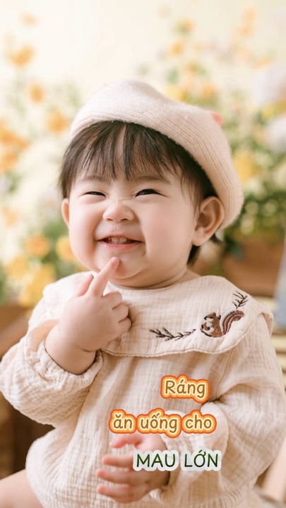 Ráng ăn cho mau lớn