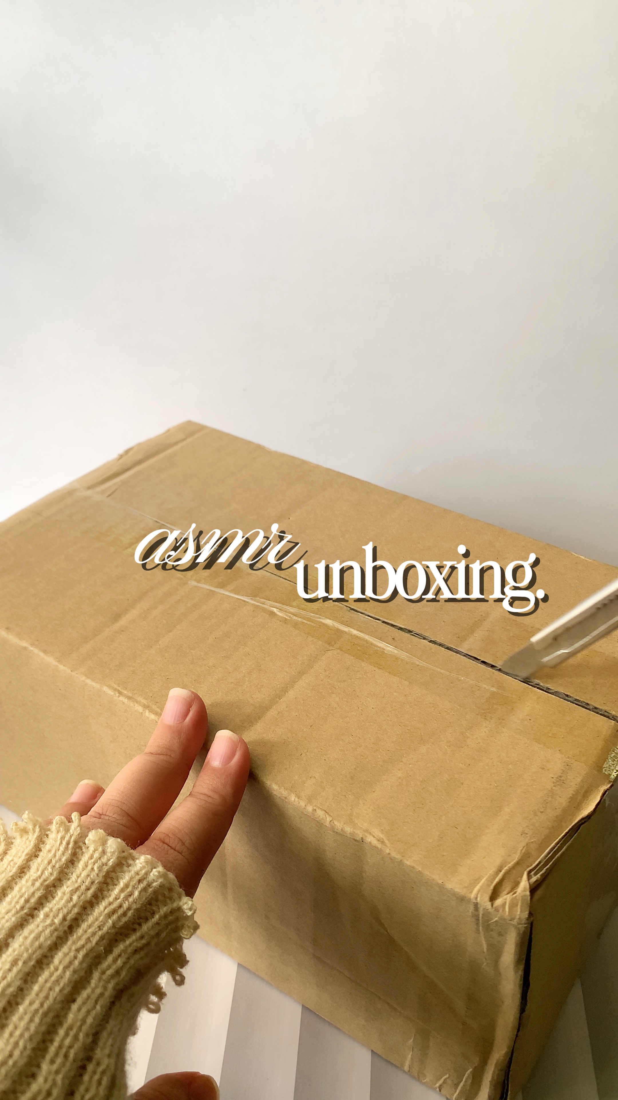 Asmr unboxing 
