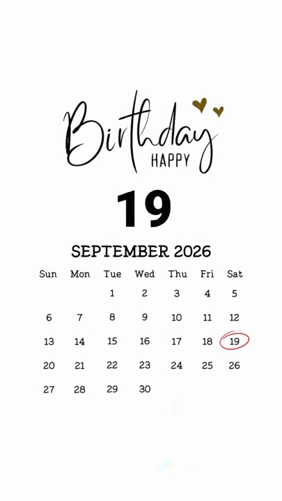 IRMÃ HBD 19 DE SETEMBRO
