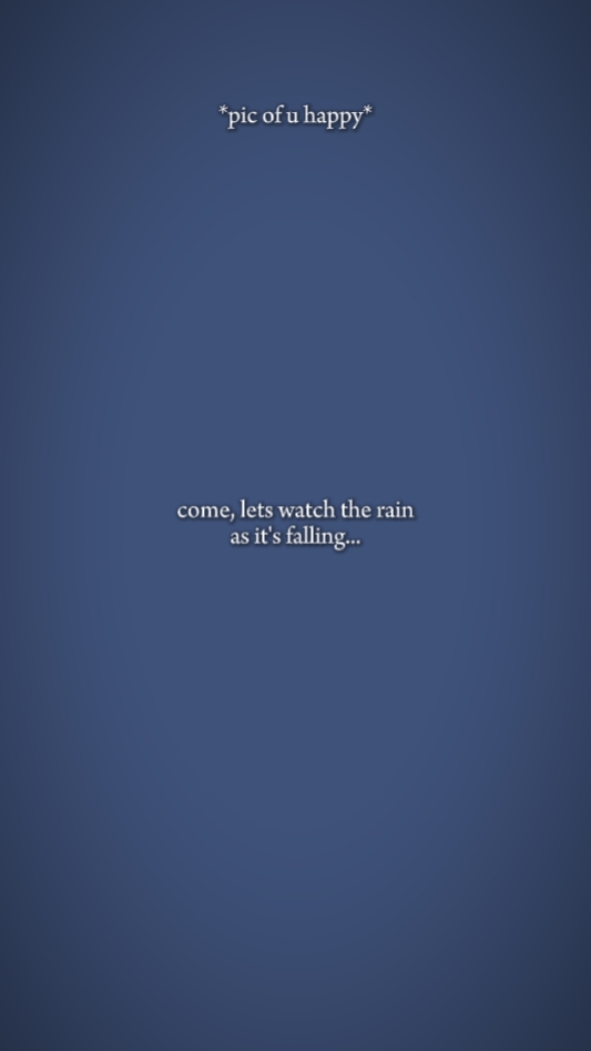 Vamos assistir a chuva