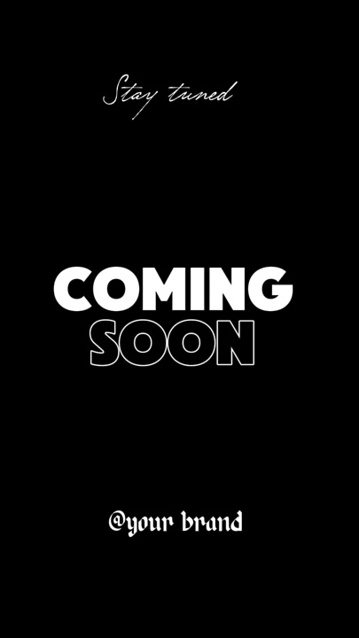 Coming soon 