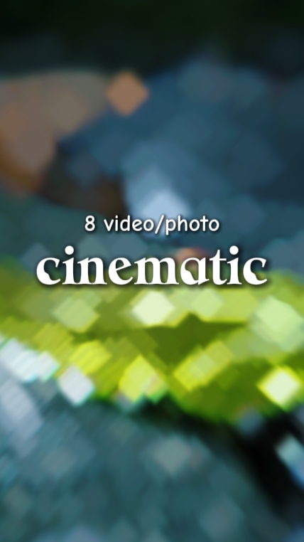 8 VIDÉO CINÉMATIQUE 
