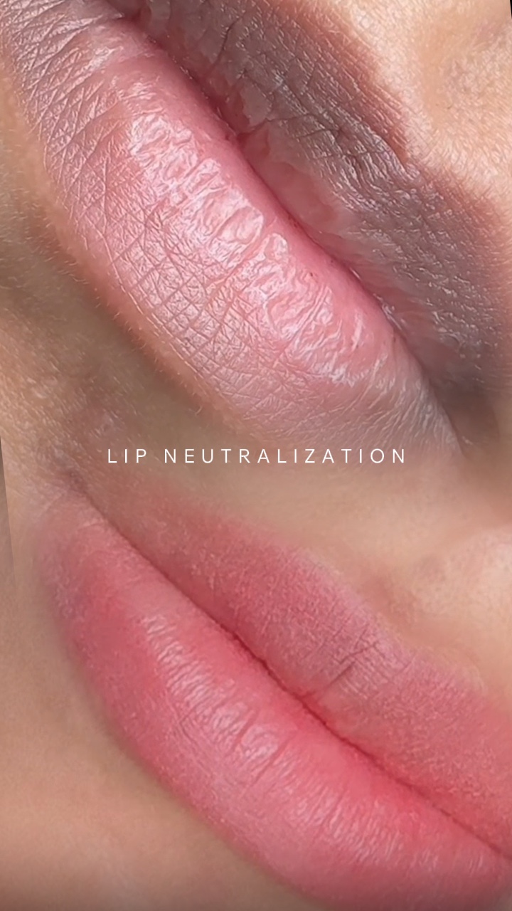 Before After PMU lip