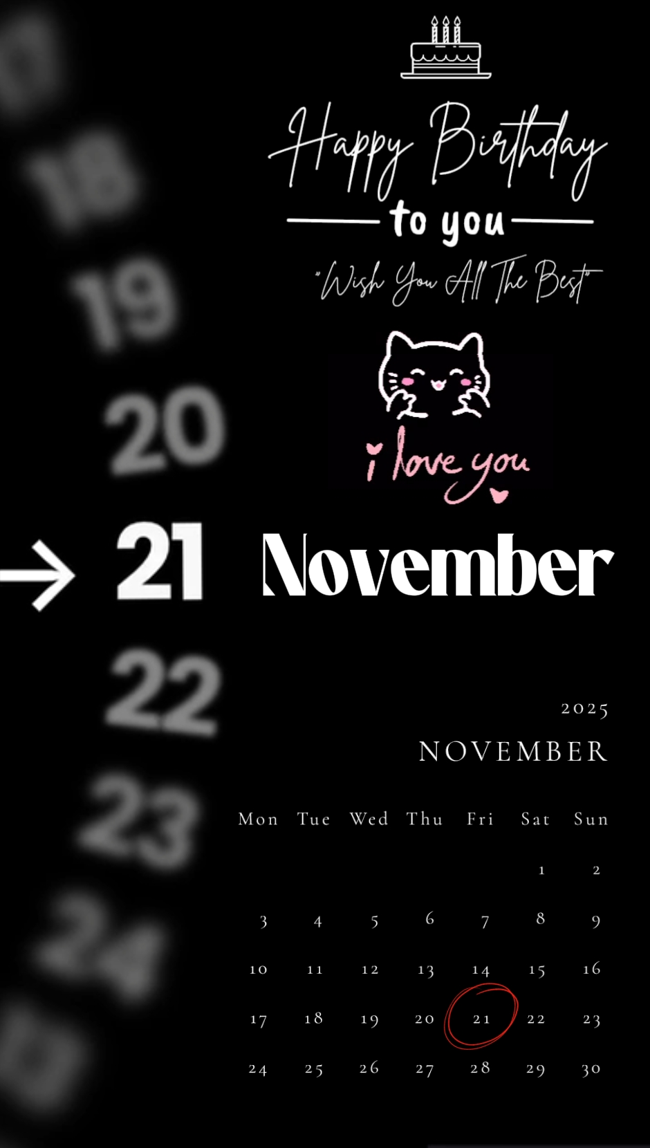 Happybirthday 21Nov