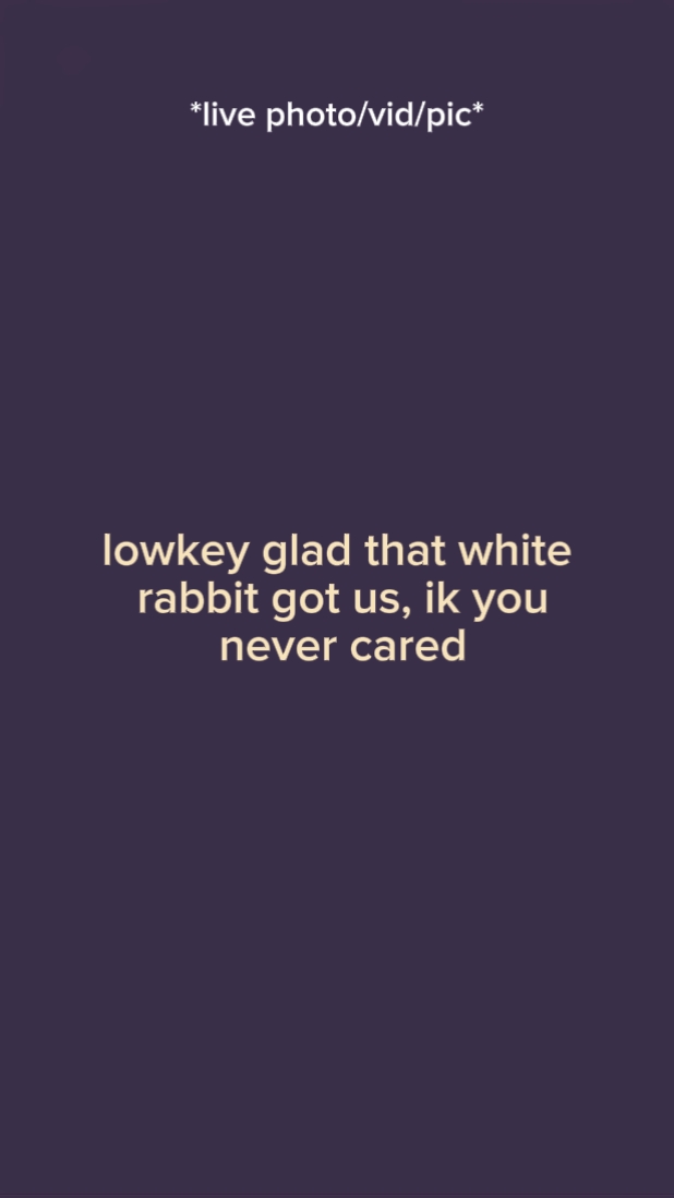 lowkey glad that whi