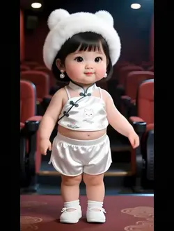 Beautiful baby girl