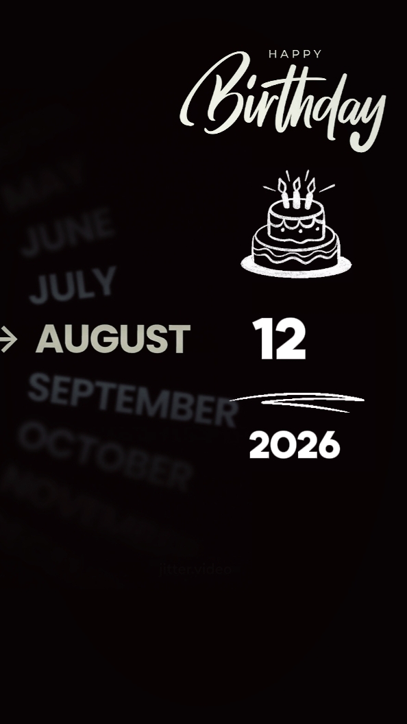 HBD 12 AUGUST 