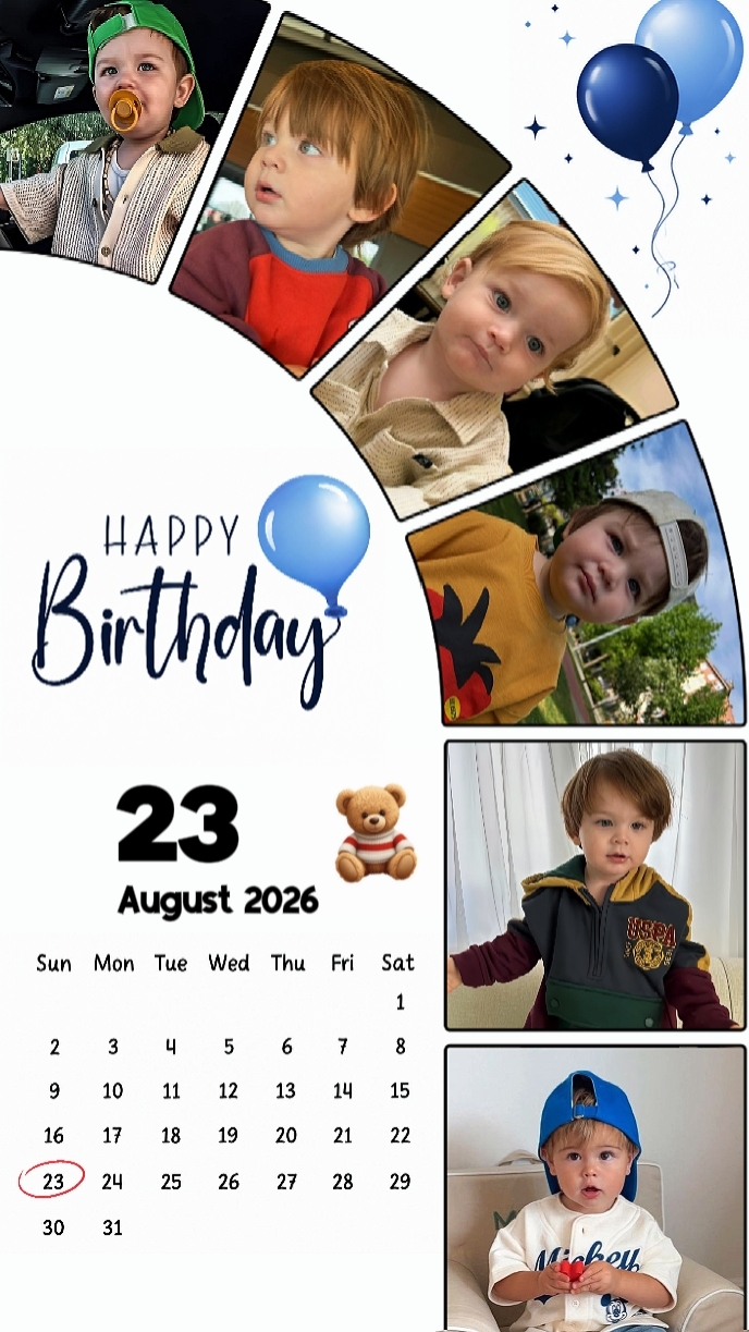 BDAY SON 23 AUGUST 
