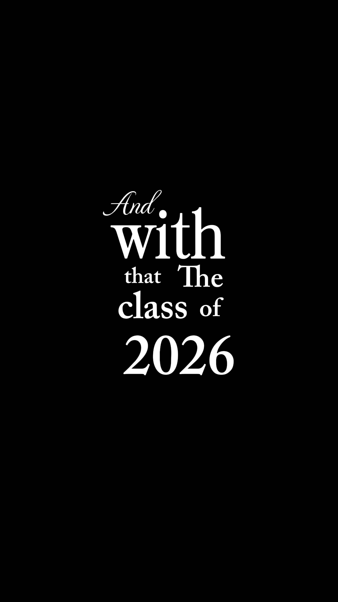  the class of 2026