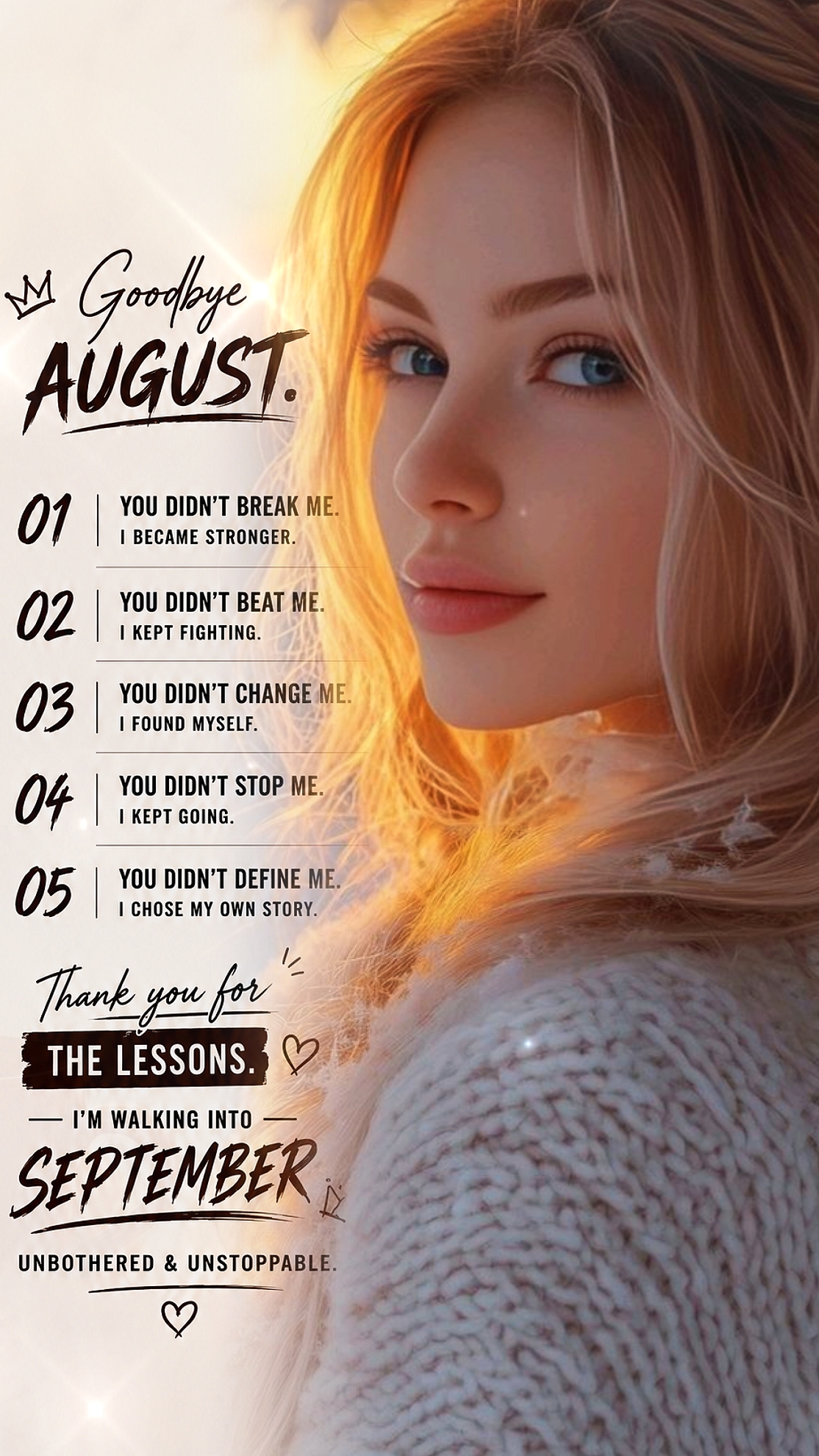 GOODBYE AUGUST