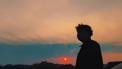 sunset+india 
