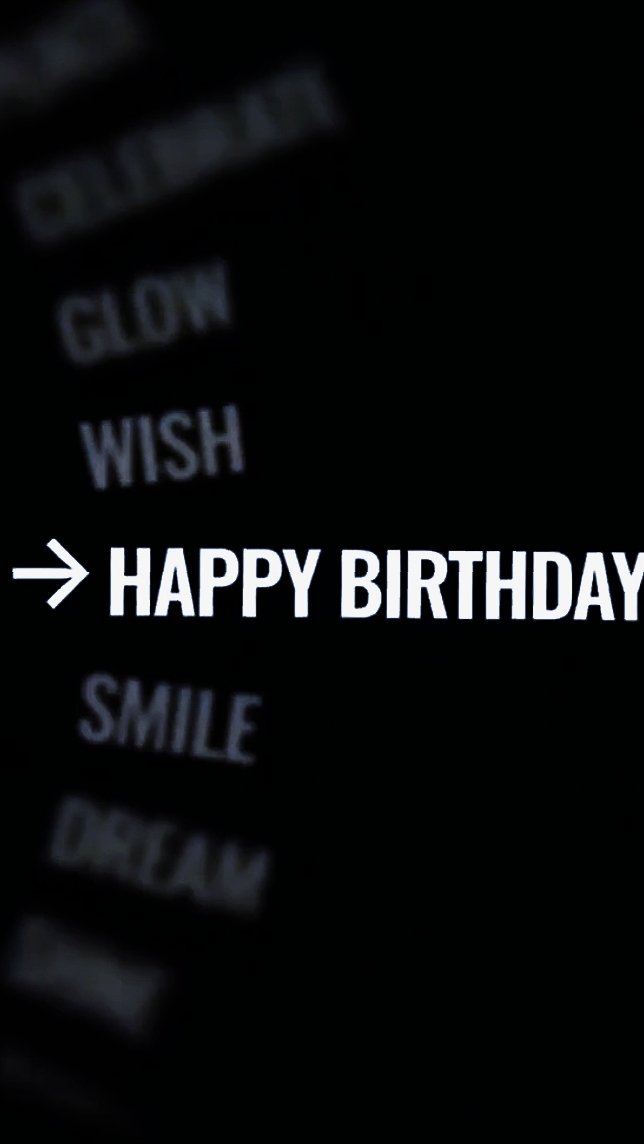 Selamat ulang tahun