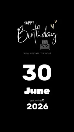 Hbd 30 June 2026 