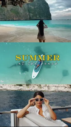 summer at the beach 