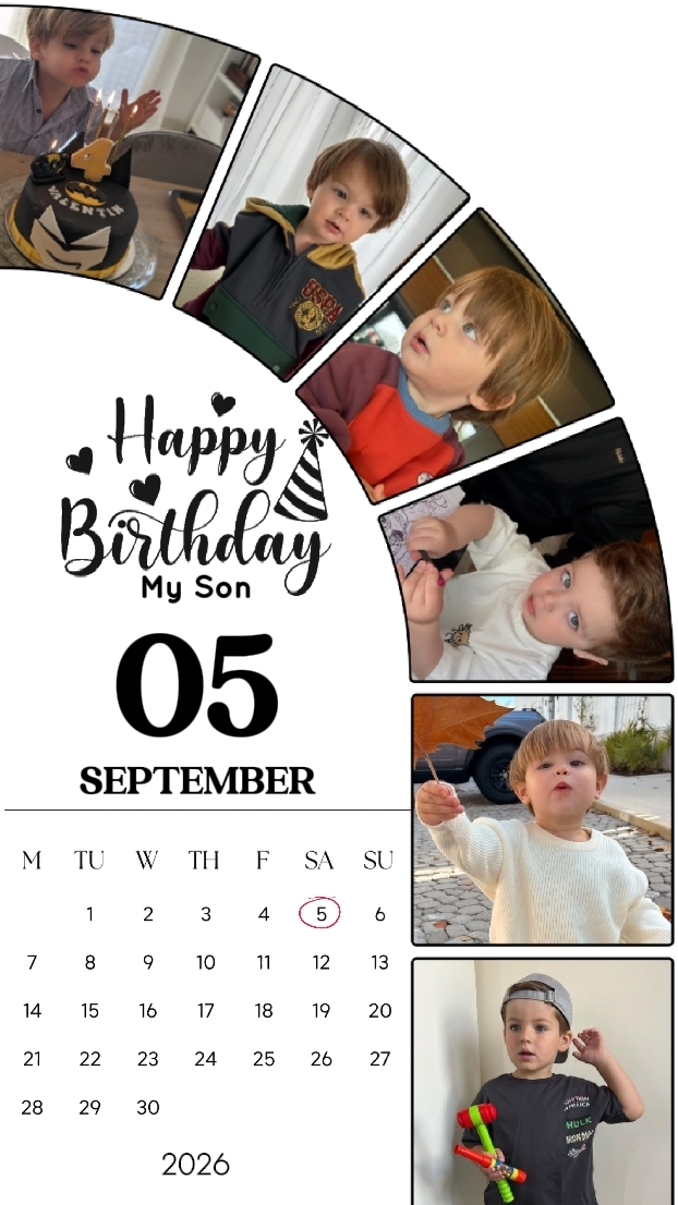 BDAY SON 5 SEPTEMBER