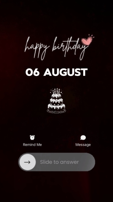 HBD 06 AGUSTUS 