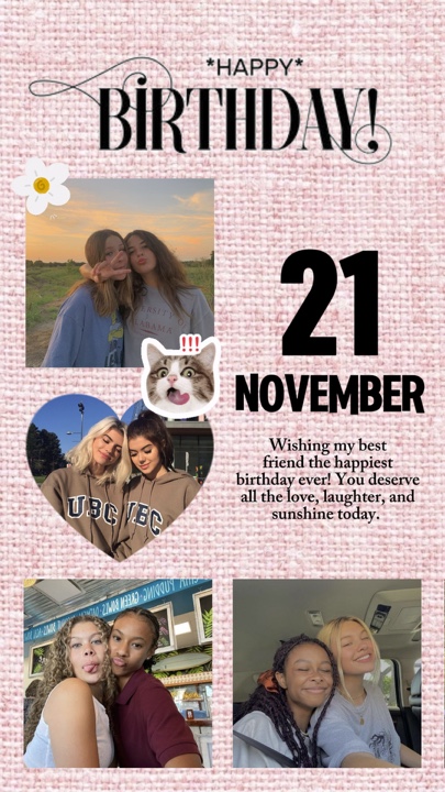 HBD 21 NOVEMBER 