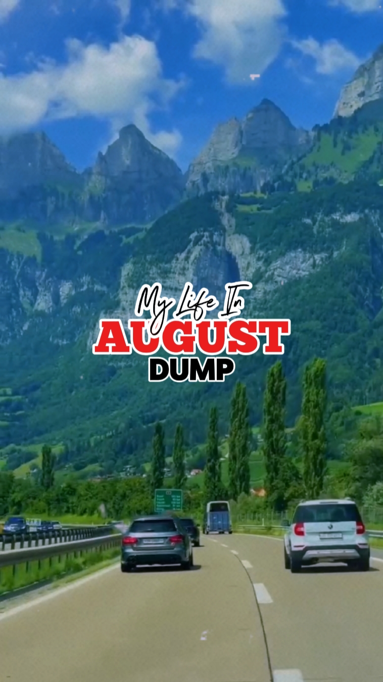 Mi vida en agosto
