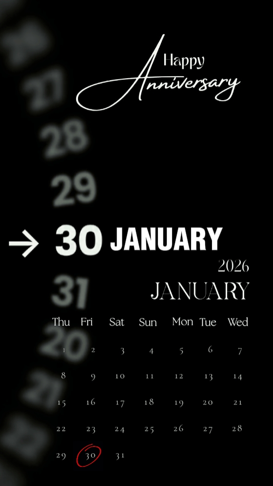 ANNIV 30 JANUARY 