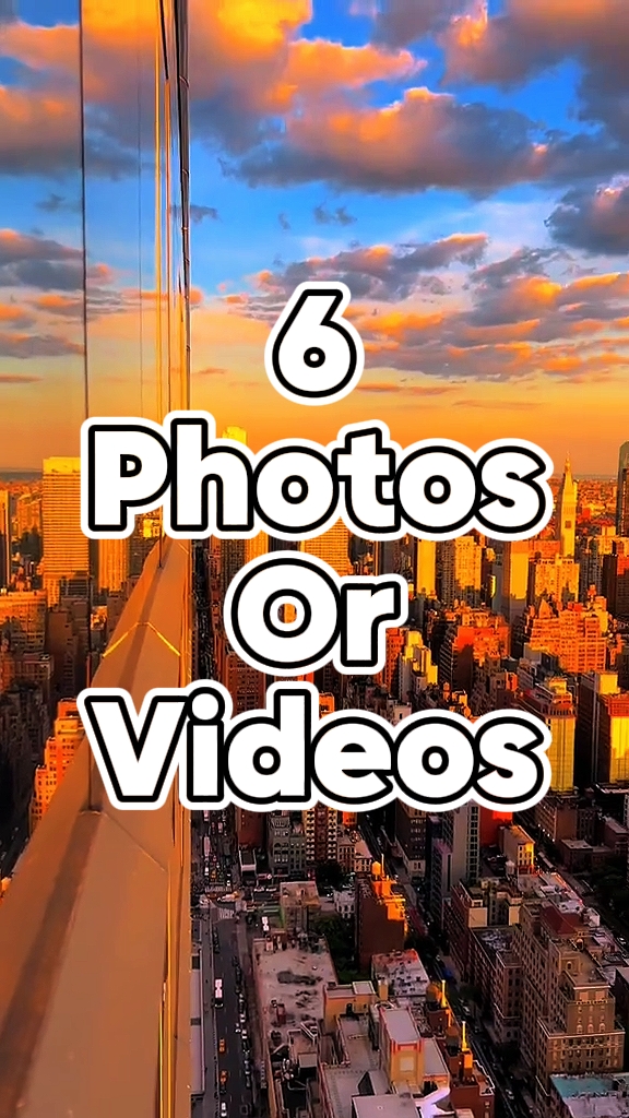 6 video atau foto 