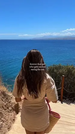 excited seeing sea
