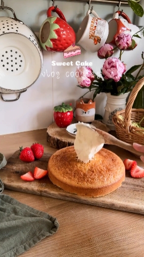 cook sweet cake