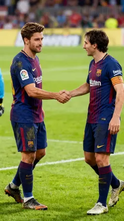 With Leo Messi
