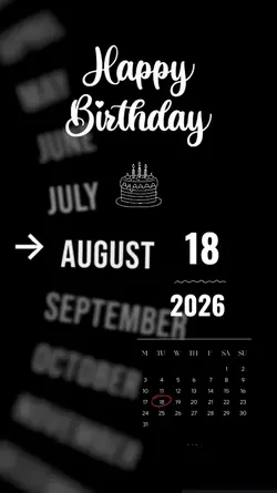 18 AUGUST BIRTHDAY