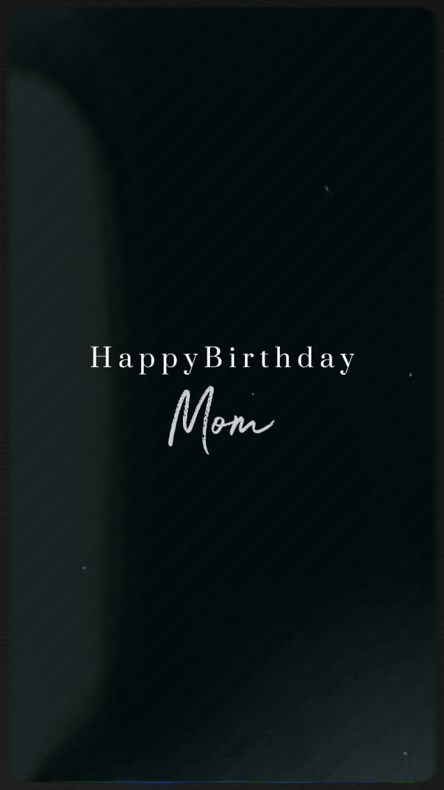 Feliz aniversário mãe