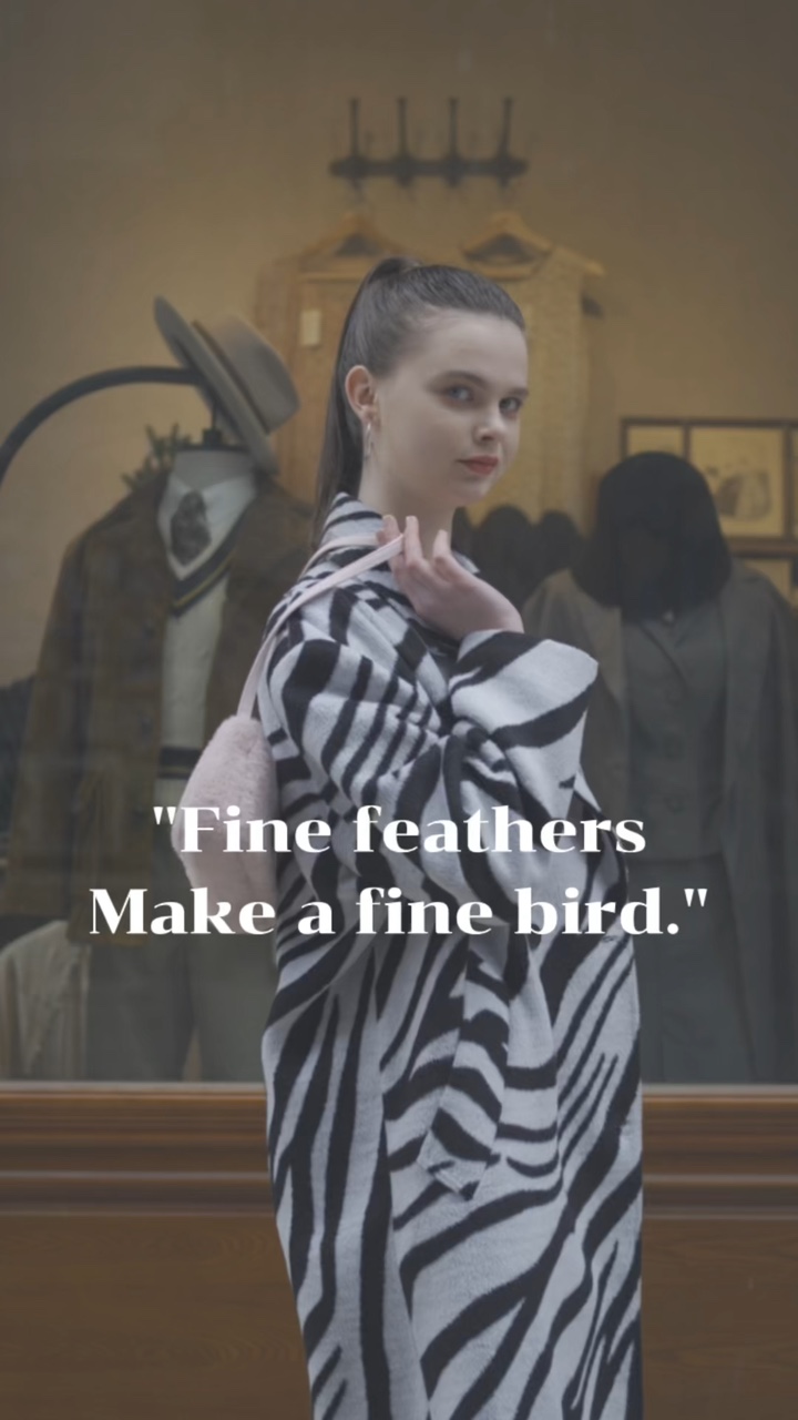 Clothing product display beating match TikTok style