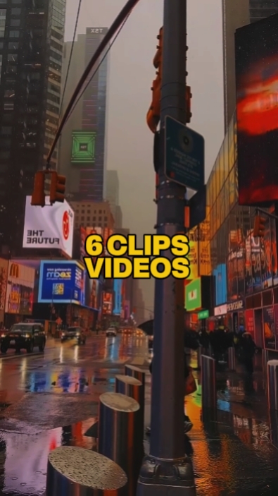 6 clipes vídeos 