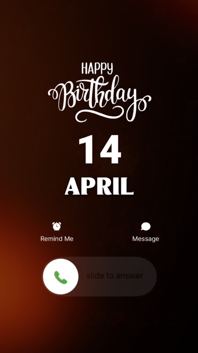HBD 14 APRIL 2026