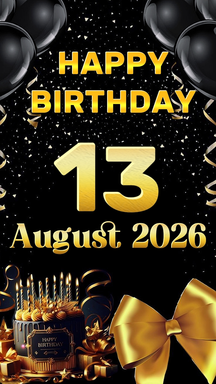 Cumpleaños 13 de agosto 
