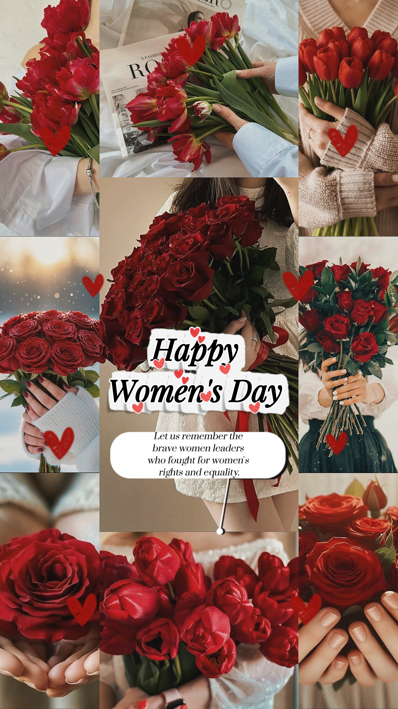 Feliz dia da mulher 