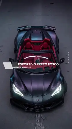 Do scan ao vrum: Corvette matte em cena