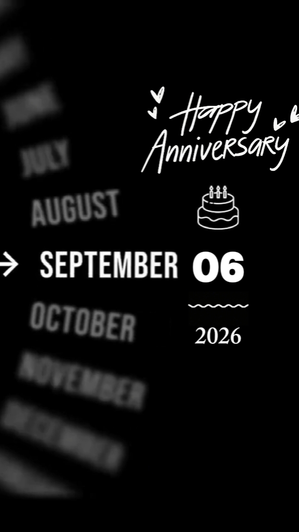 ANNIVERSARY 6 SEPTEM