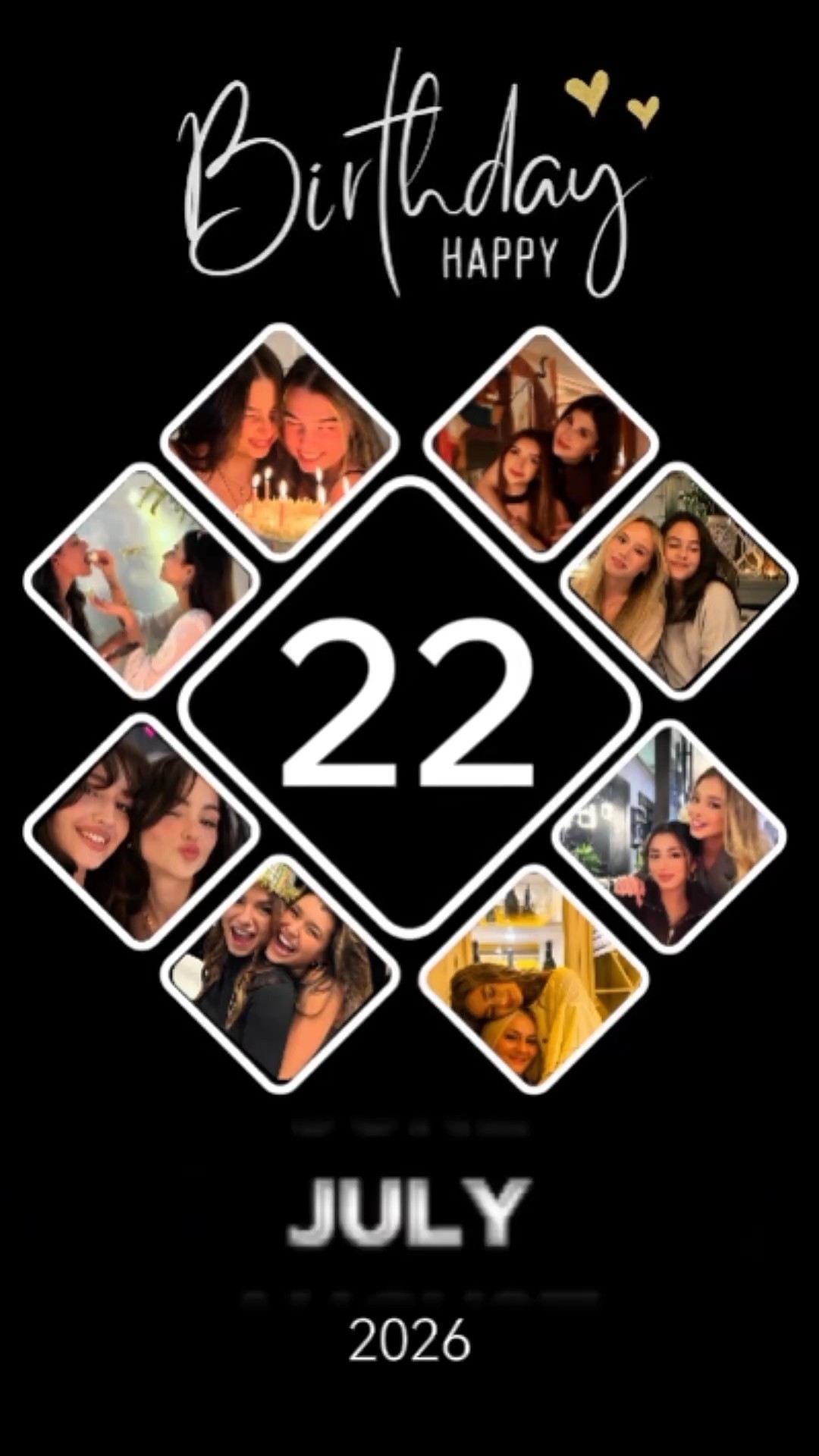 Birthday 22 July
