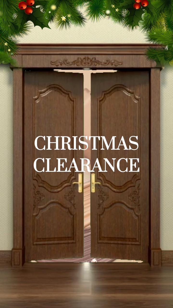 Beauty Industry Christmas Sale With Hook-Playing Method Template