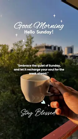 Hello Sunday 🤍