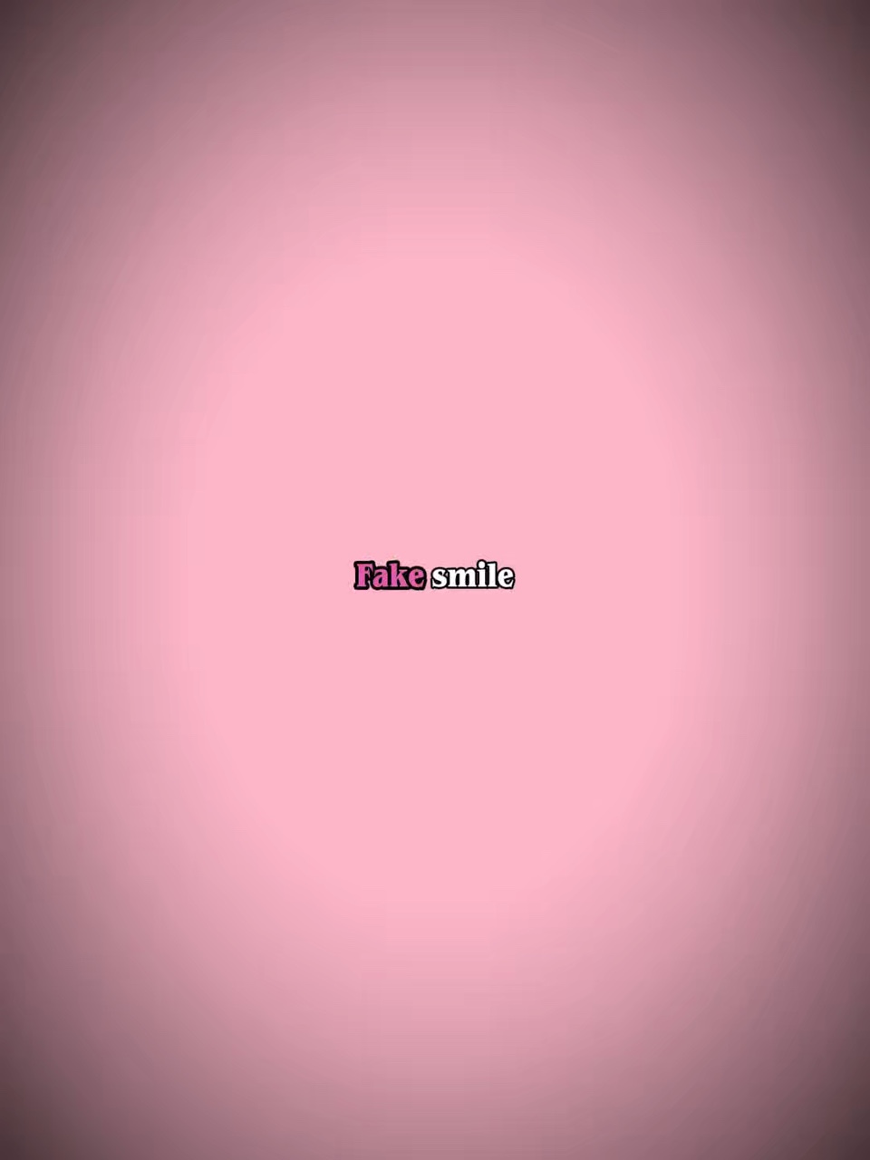 Fake-real smile