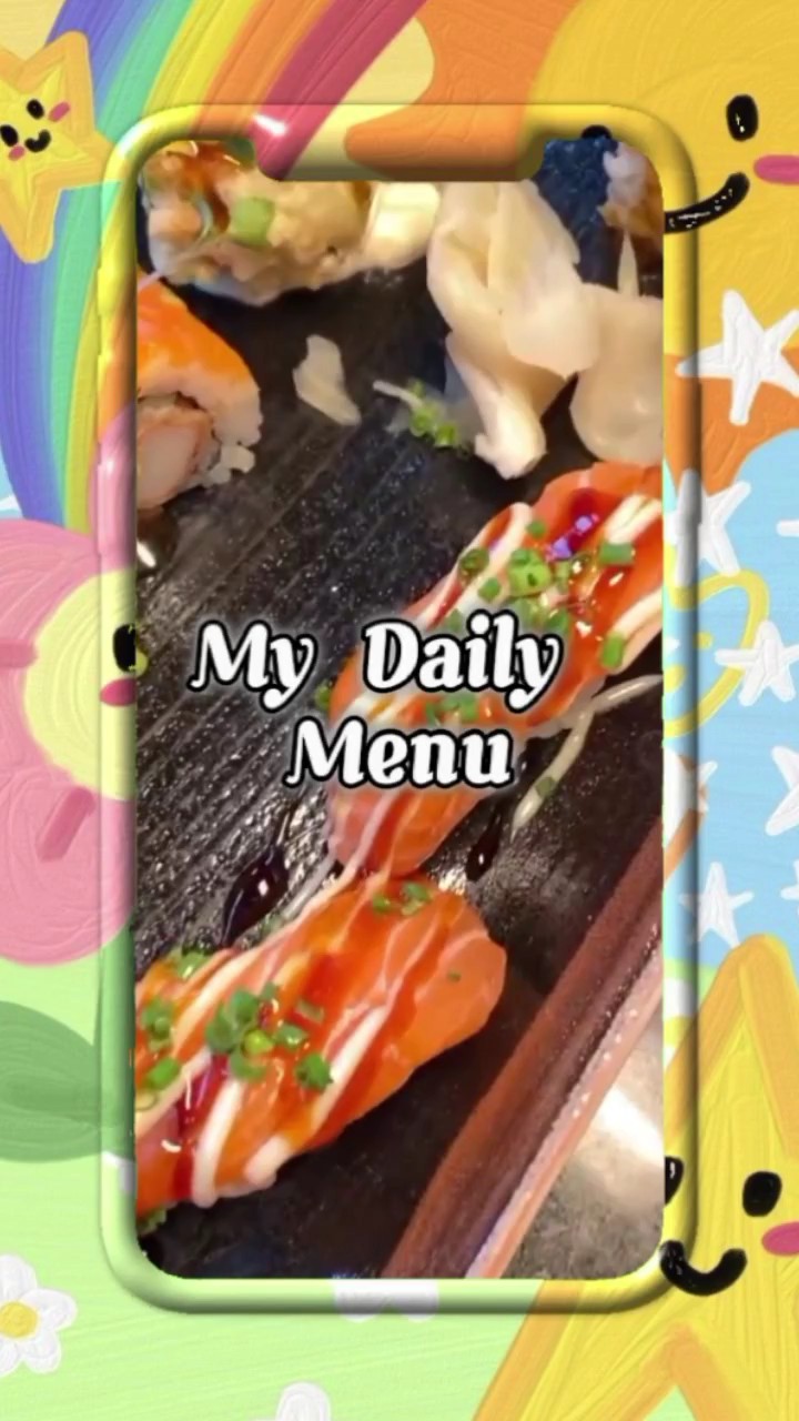 my daily menu