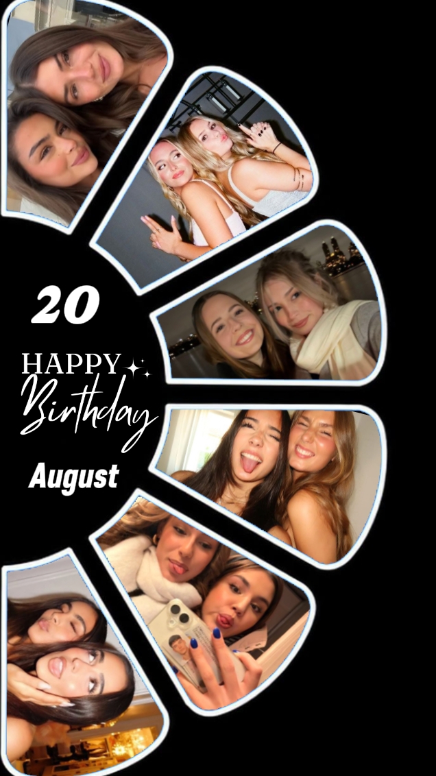 BIRTHDAY AUGUST 20