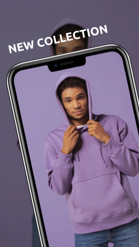 Affichage de produits vestimentaires dans le style TikTok 