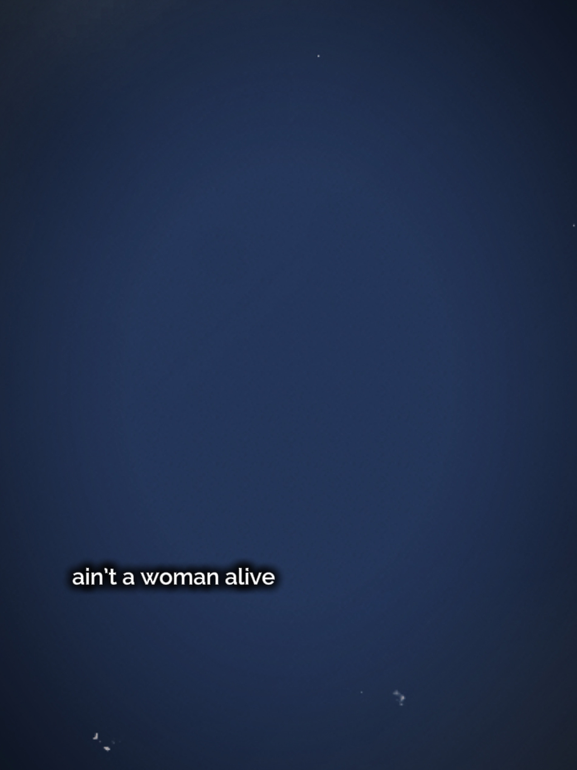 Não é uma mulher viva